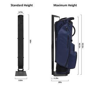 Krotour universal-fit design adjusts to all golf bags over 31 inches.