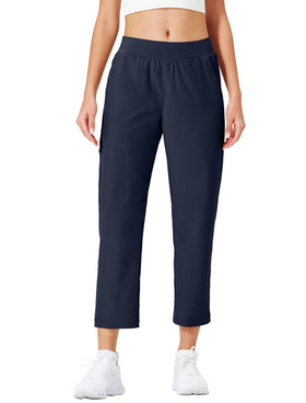 Ksmien 4-way stretch golf pants maintaining mobility for golf and casual days.