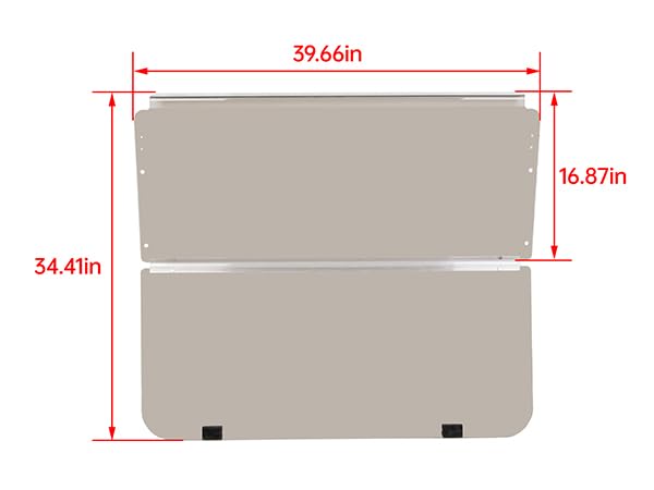 KUAFU durable polycarbonate construction withstands outdoor use.