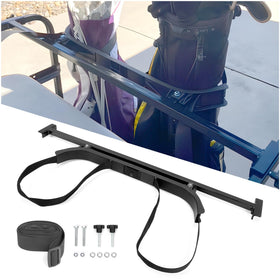 KUAFU bag holder bracket secured on rear seat for stable transport.