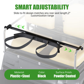 KUAFU rear-seat kit compatible with Club Car EZGO Yamaha.
