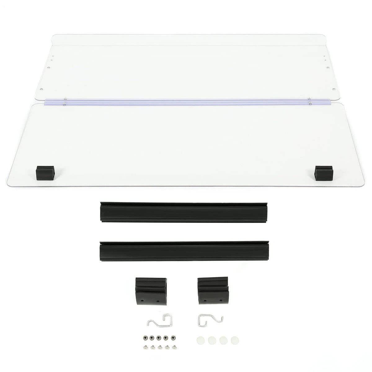 KUAFU replaceable rubber attachments extend windshield life against wear.