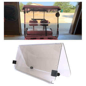 KUAFU smoke windshield fold-down for Club Car DS improves front visibility.