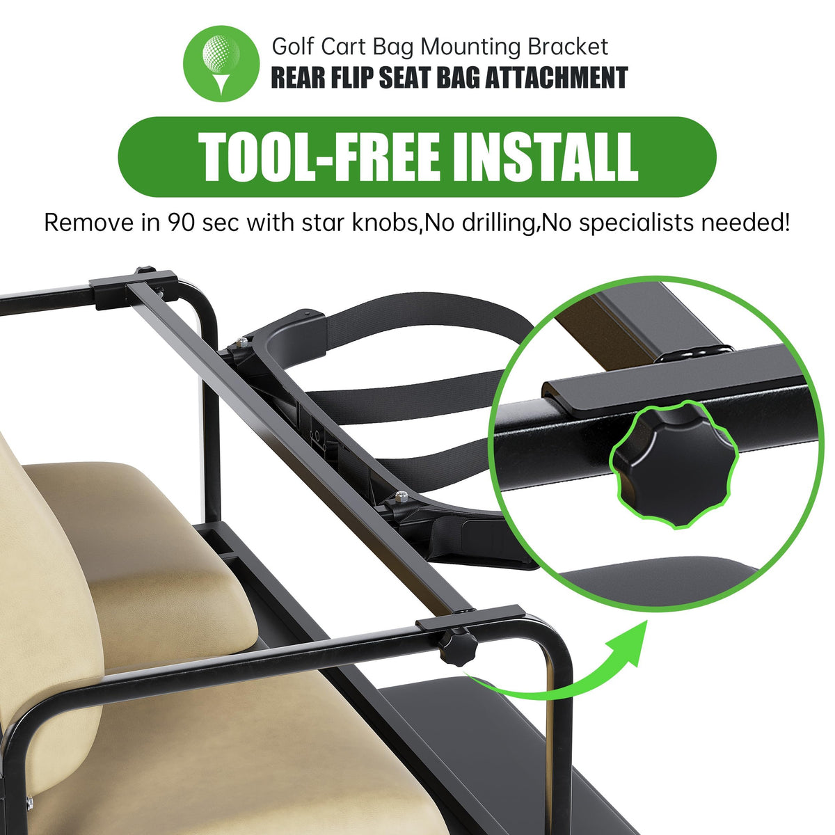 KUAFU steel and plastic brackets provide sturdy, damage-resistant support.