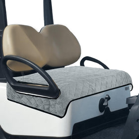 Kulamait golf cart seat cover with EZGO fit for a secure, cozy ride.
