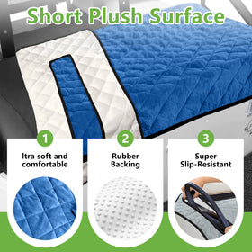 Kulamait golf cart seat cover side view shows easy installation with handrail holes