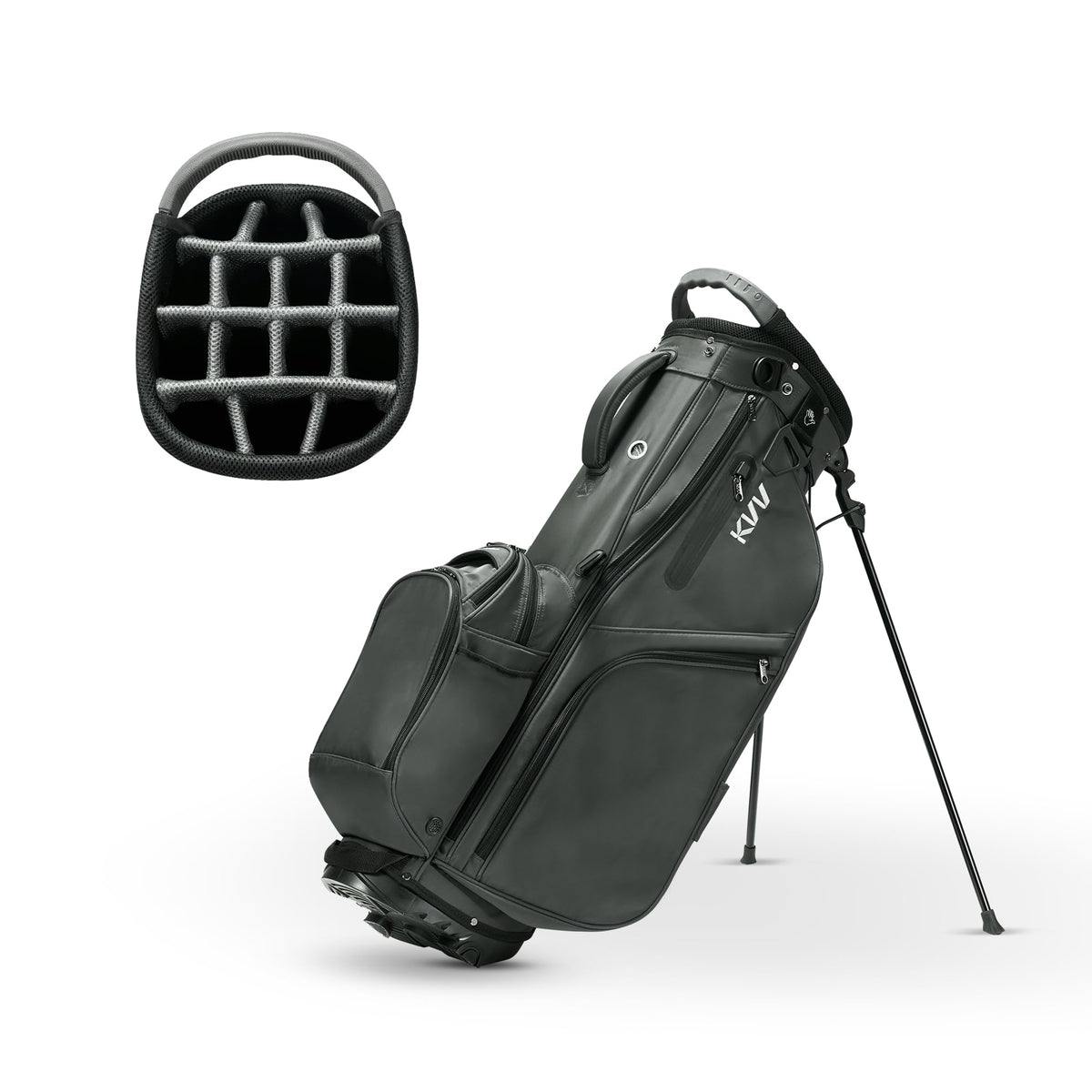 KVV 14 way top smart dividers organize clubs for fast access on the course.