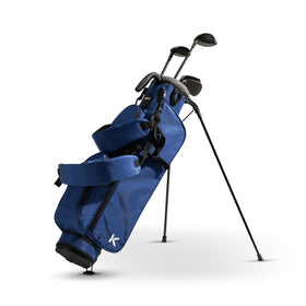 KVV ergonomic dual shoulder straps adjust for comfortable carrying on course.