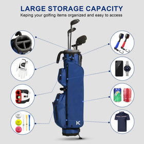 KVV lightweight stand bag weighs 3.8 pounds for easy transport.