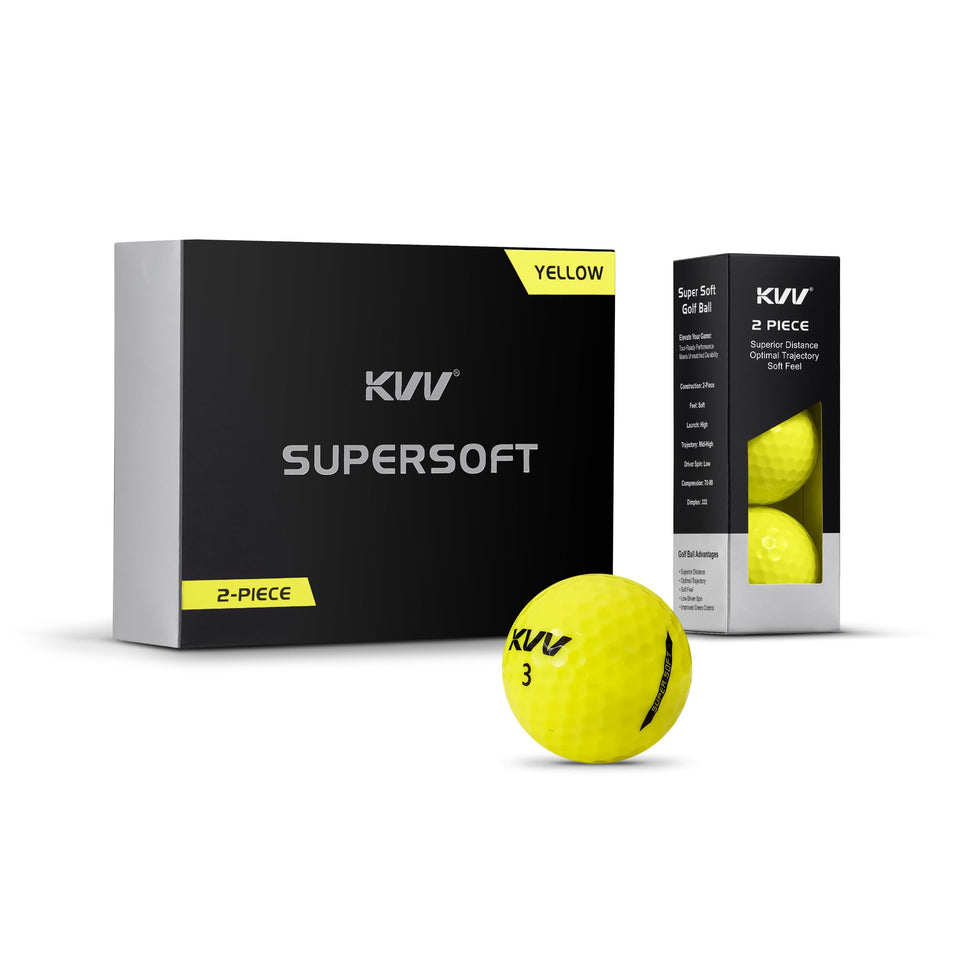 KVV golf ball with explosive distance for longer drives