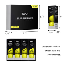 KVV yellow visibility option helps track the ball easily