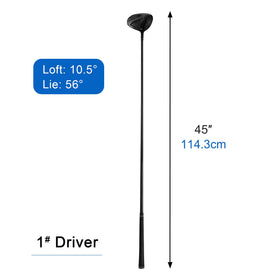 KVV golf driver low centre of gravity design increases ball speed and launch.