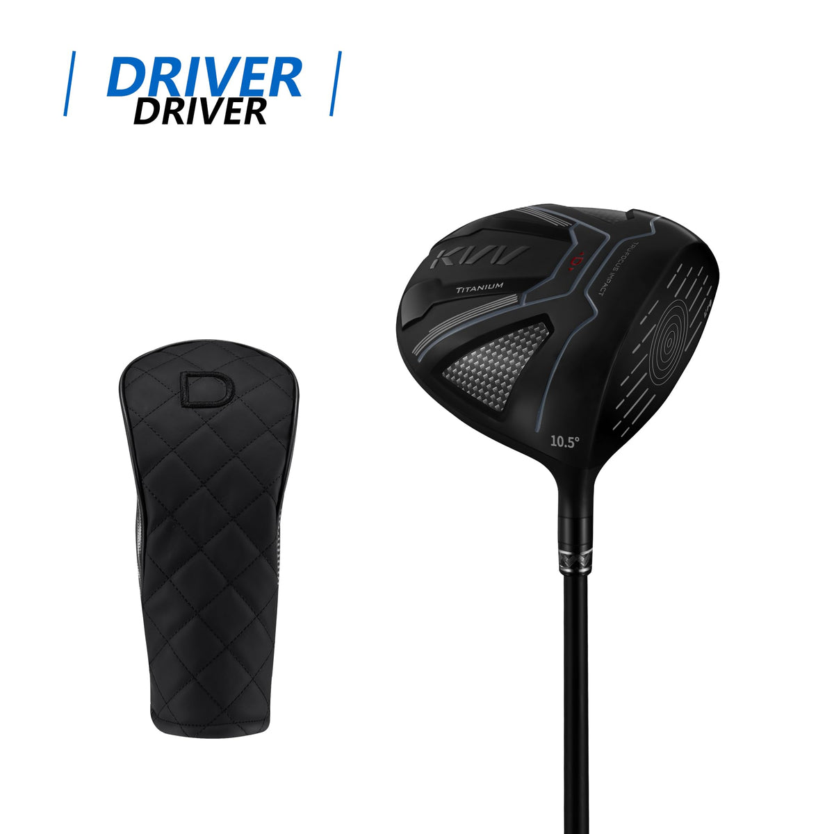 KVV golf driver right-handed setup designed for comfortable, precise rhythm.