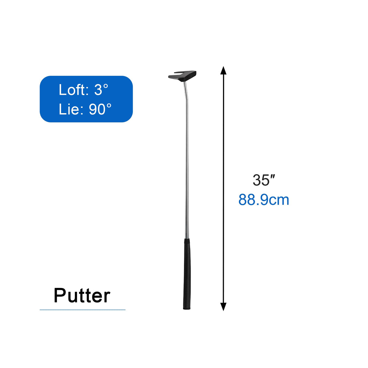 KVV golf putter protective cover extends club life between rounds