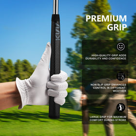 KVV golf putter PVD coating adds durability and premium look