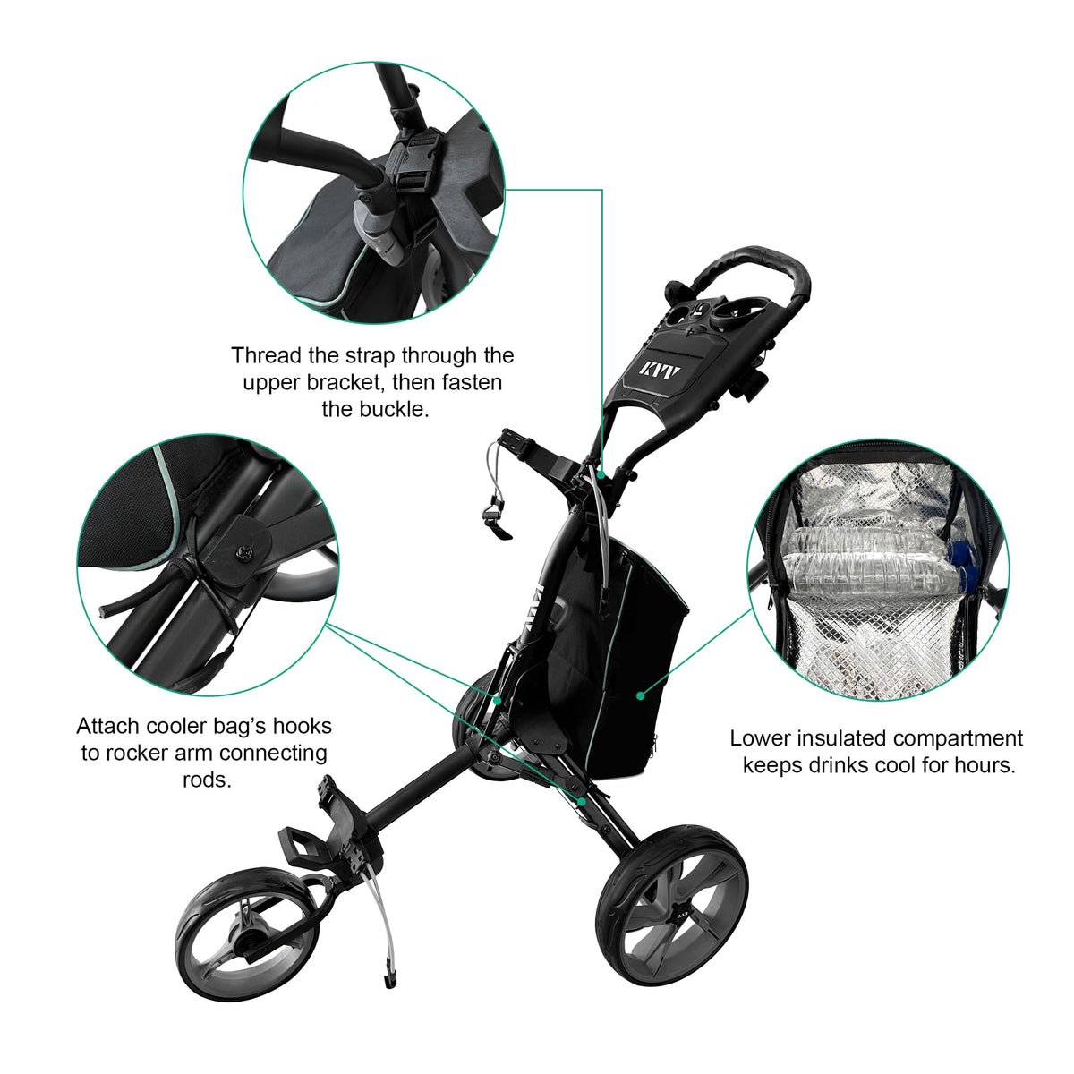 KVV durable materials close-up highlight rugged outdoor use.