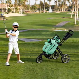 KVV Junior Golf Bag ergonomic handle enables quick grip and balance