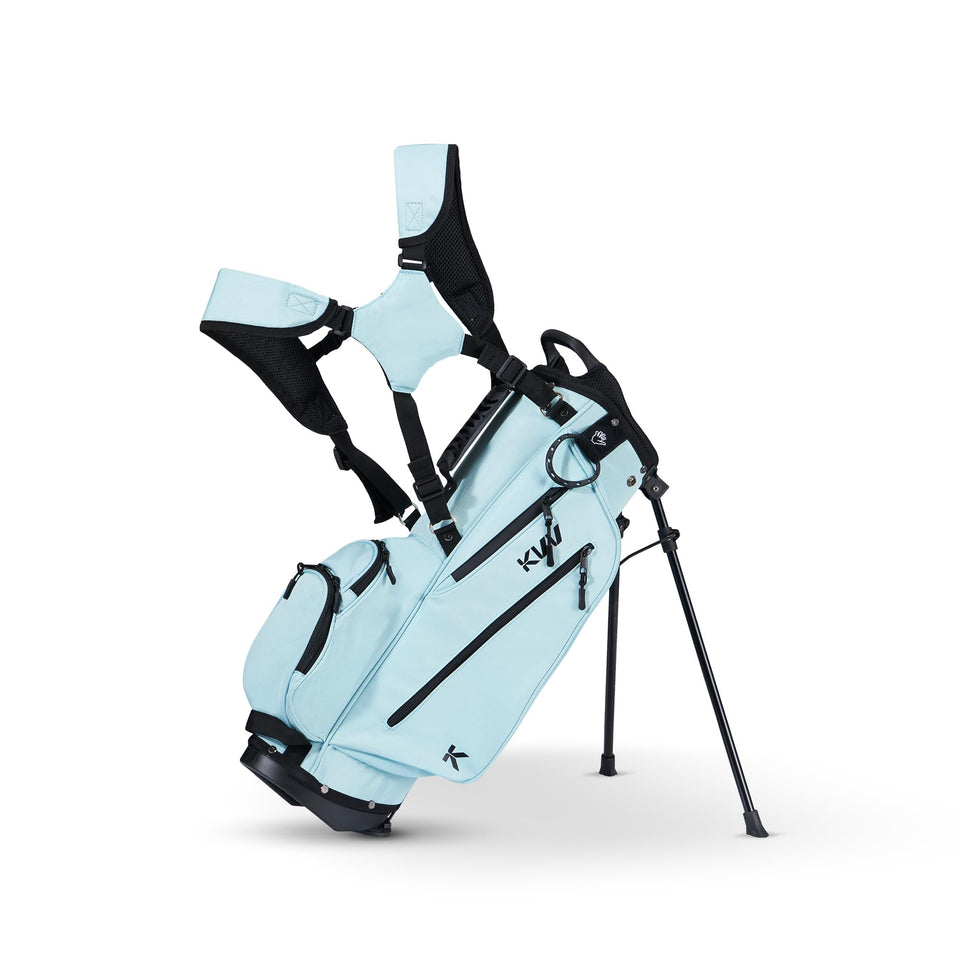 KVV Junior Golf Bag showing lightweight stand design for easy carrying on course