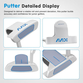 KVV junior golf set iron demonstrates accuracy development for growing players.