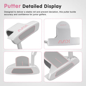 KVV junior golf iron right-handed helping kids learn precise contact