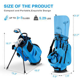 KVV junior putter with alignment guide for better aim practice.