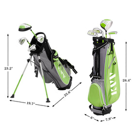 KVV mallet putter with alignment aid for accurate putts.