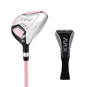 KVV durable construction in white and pink ensures lasting play.