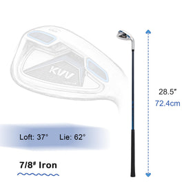 KVV Junior Golf Set durable white and pink construction for active play