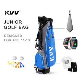KVV blue bag with padded adjustable straps for comfortable carry