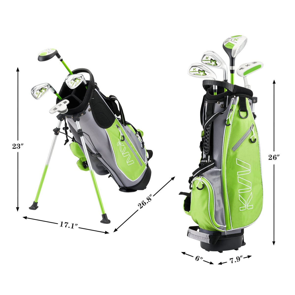 KVV junior mallet putter with alignment aid for smoother rolls.