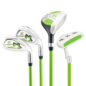 KVV junior wood-4-hybrid 21 loft, forgiving distance for beginners.