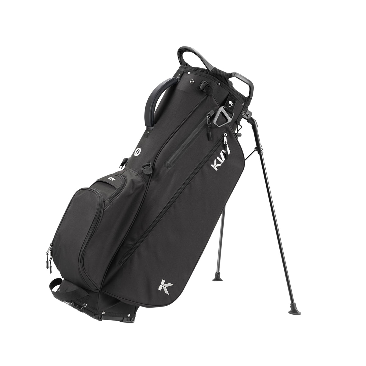 KVV lightweight golf stand bag with 7-way dividers keeps clubs organized and protected.