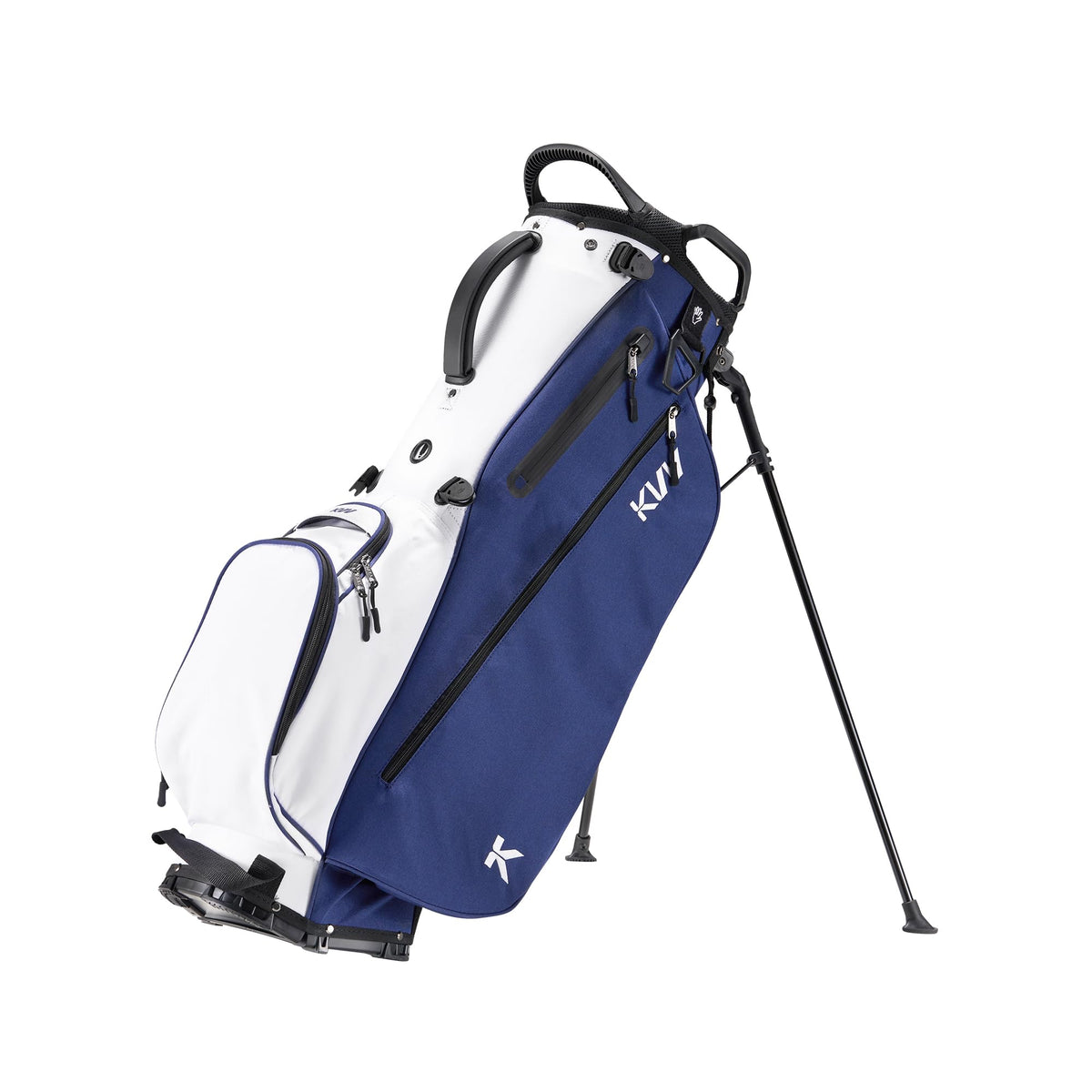 KVV lightweight golf stand bag with 7-way dividers keeps clubs organized and protected