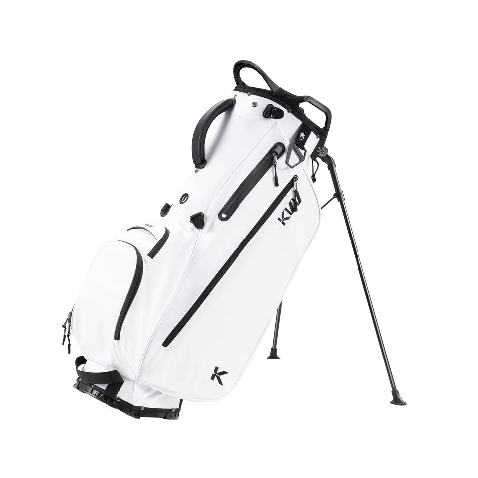 KVV lightweight stand bag with 7-way dividers keeps clubs organized and protected.