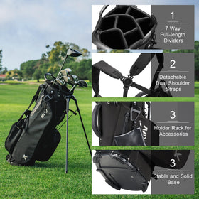 KVV auto-adjustable straps provide balanced carry for comfortable rounds.