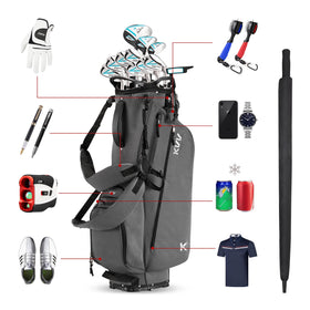 KVV bag features insulated bottle sleeve to keep drinks cool on hot days.