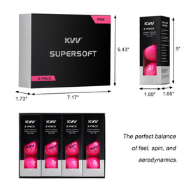 KVV pink ball enhances visibility on sunny or shaded courses