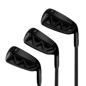 KVV Premium sand wedge back groove design enhances sand play and forgiveness