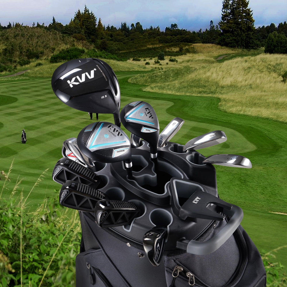 KVV Premium sand wedge black PVD head for durability and sleek look