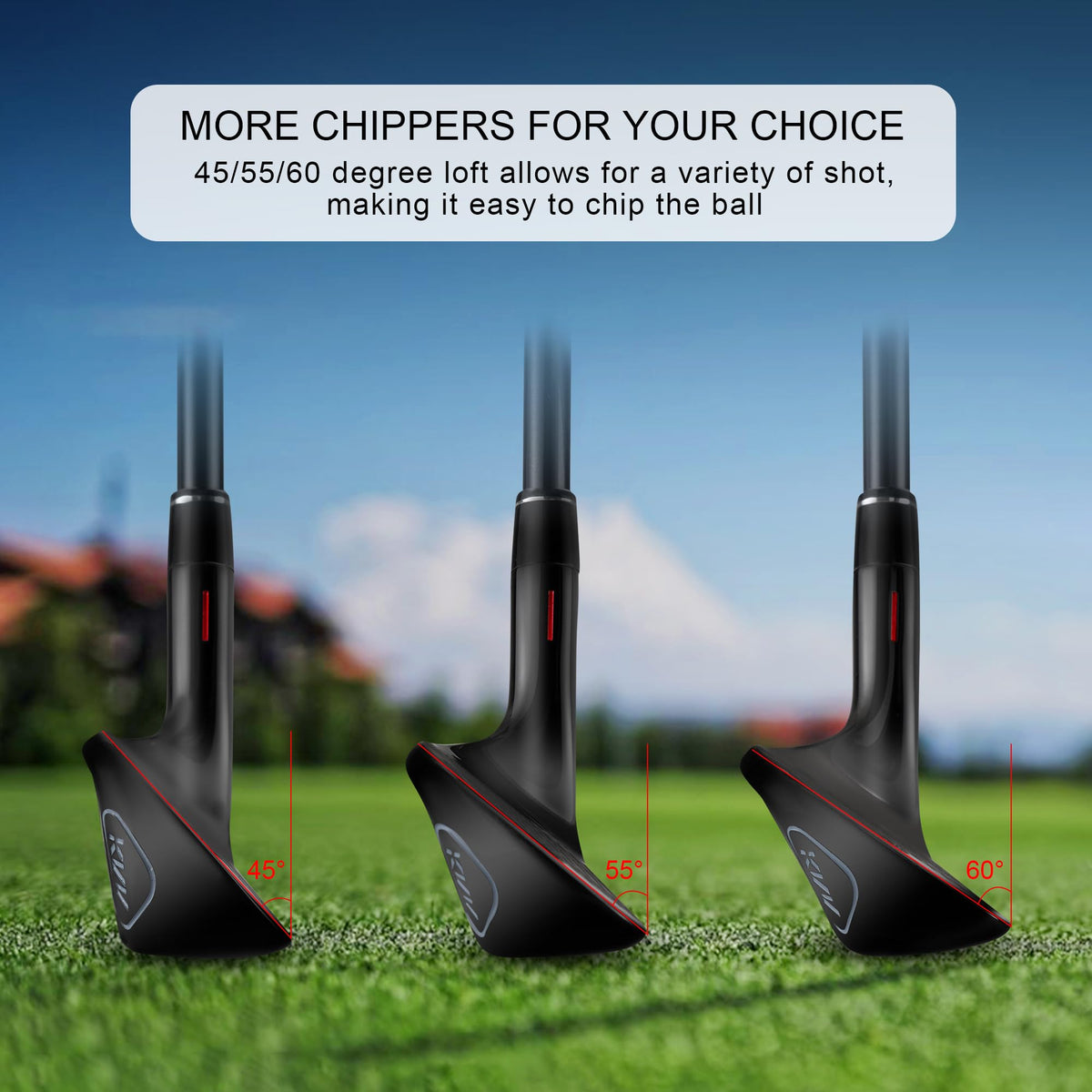 KVV Premium sand wedge hollow groove design lowers CG for easier chipping