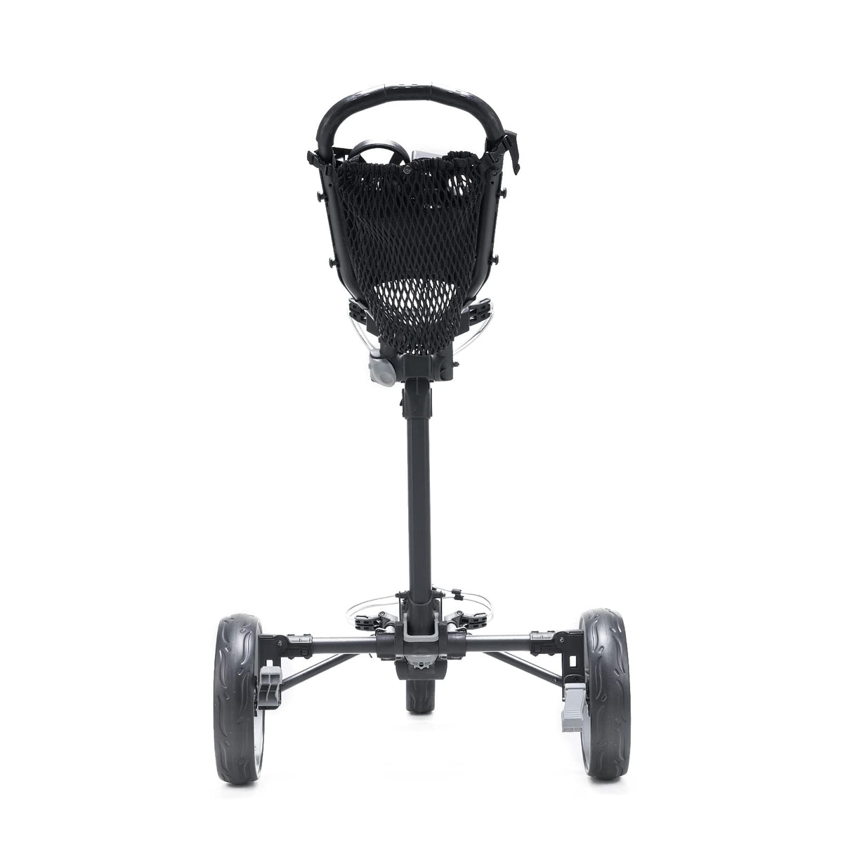 KVV universal-fit mesh bag folds compactly for easy storage on folded carts.