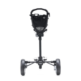 KVV universal-fit mesh bag folds compactly for easy storage on folded carts.