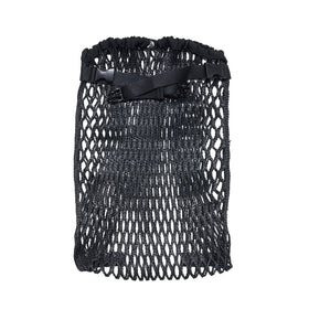 KVV universal golf cart organizer mesh bag on cart offers clutter-free access during rounds.