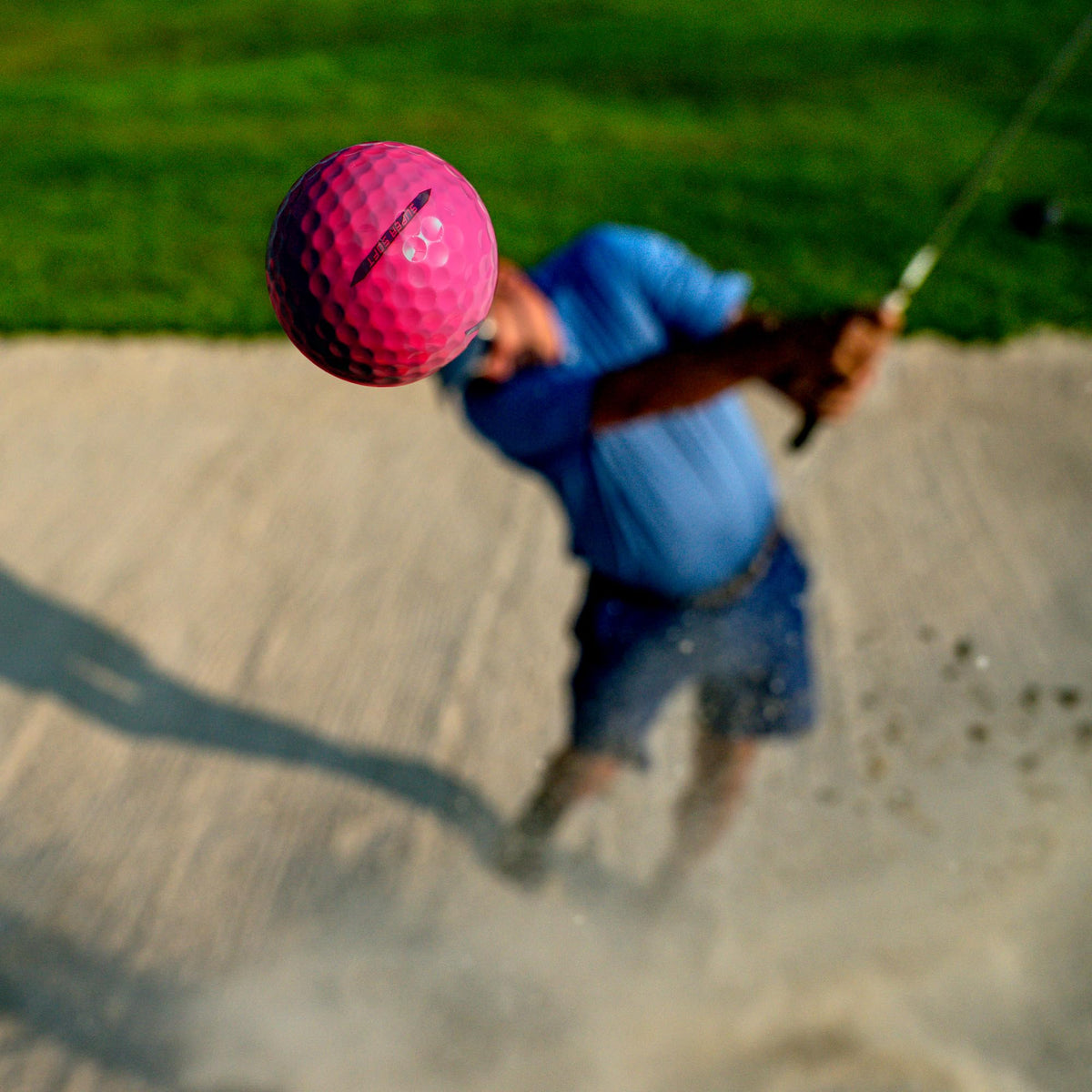 KVV white ball offers high visibility in rough or low light