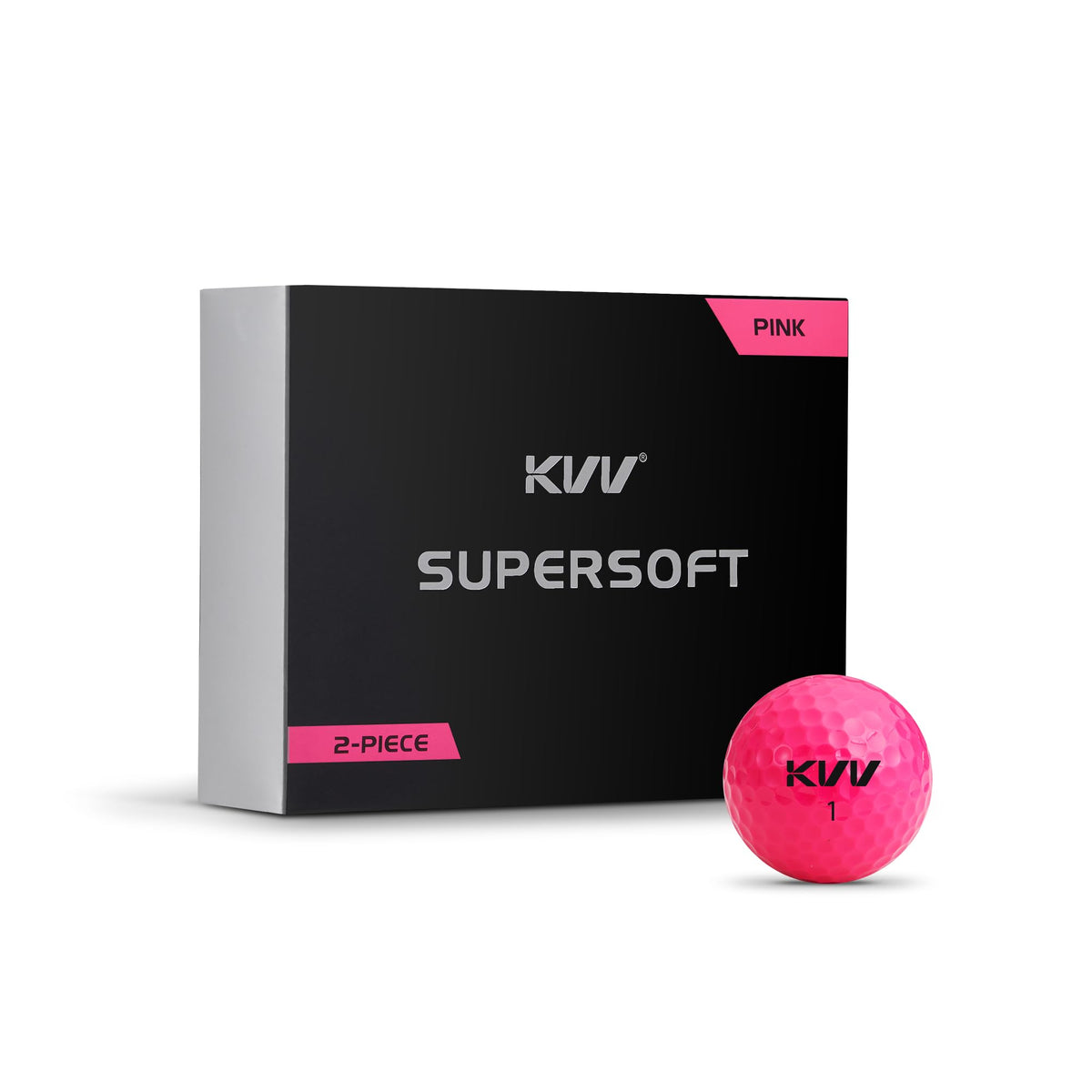 KVV yellow ball boosts contrast for quick locating on course