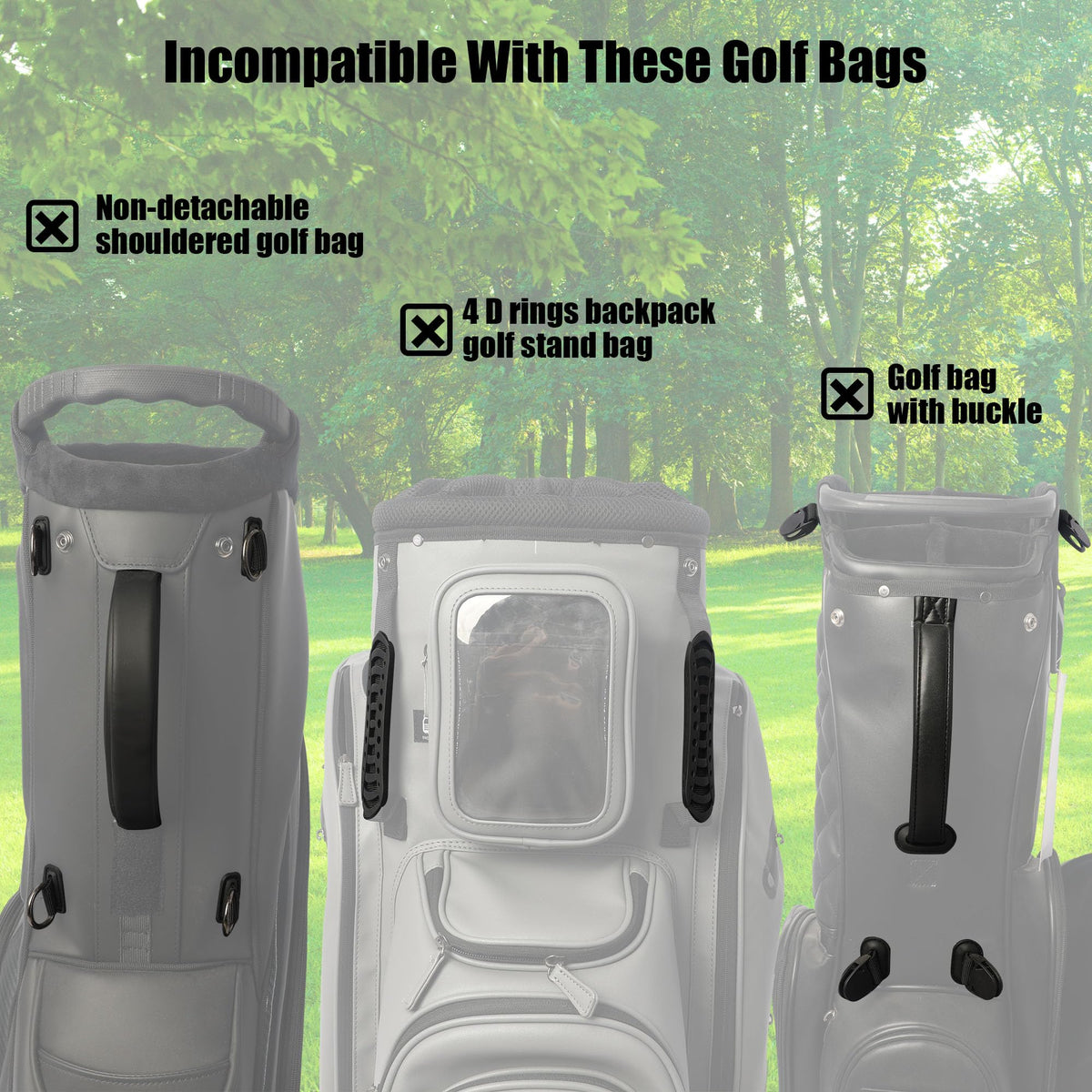 KYTAI compatible with bags that have 3 connection points