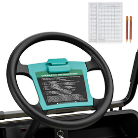 KyuerWK DS blue steering wheel front view showing enhanced grip.