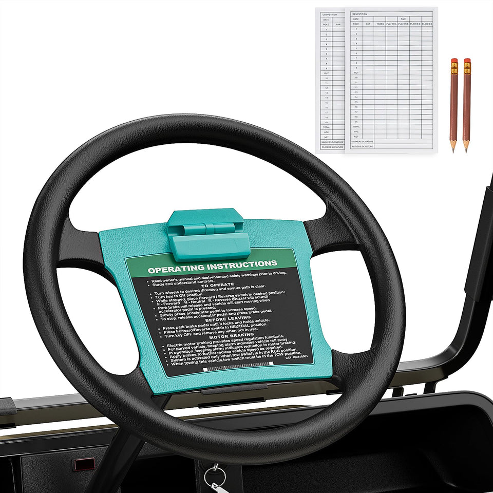KyuerWK DS blue steering wheel front view showing enhanced grip.