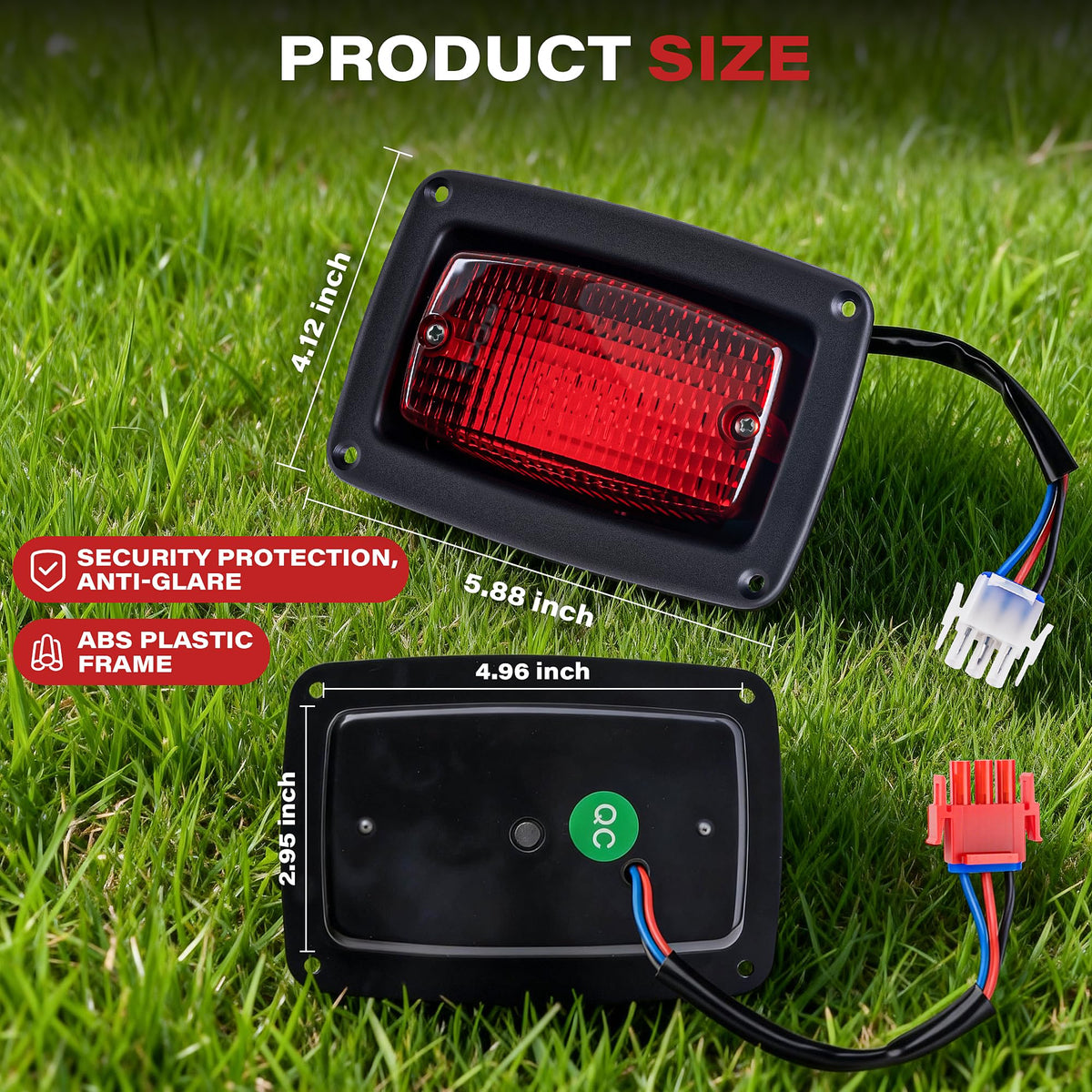 KyuerWK ABS plastic housing resists impacts and sun exposure