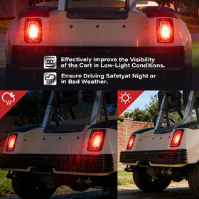 KyuerWK packaging shows included screws and twin LED taillights for easy install